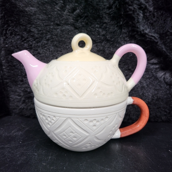 Vintage ceramic tea for one set